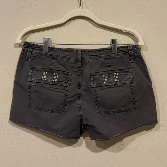 Women’s Gray Cargo Shorts - Picture 2 of 3
